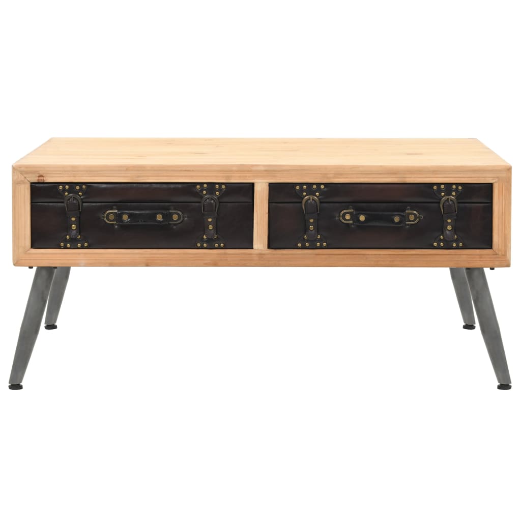 Τραπεζάκι Σαλονιού 115 x 55 x 50 εκ. από Μασίφ Ξύλο Ελάτης - PAKOBAZAAR