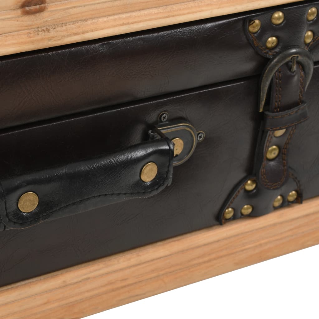 Τραπεζάκι Σαλονιού 115 x 55 x 50 εκ. από Μασίφ Ξύλο Ελάτης - PAKOBAZAAR