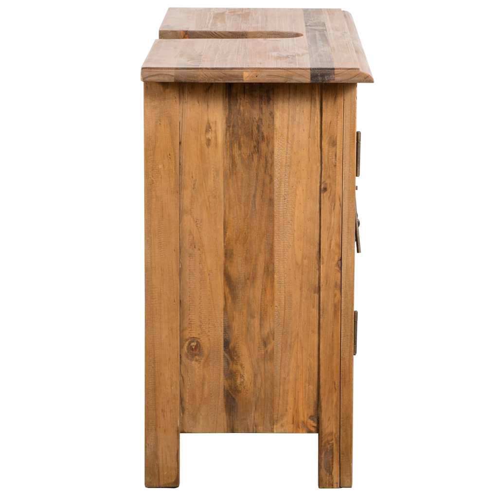 Ντουλάπι Νιπτήρα 70x32x63 εκ. Μασίφ Ανακυκλωμένο Ξύλο Πεύκου - PAKOBAZAAR