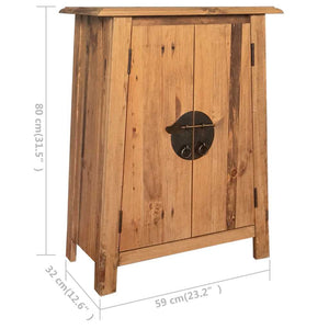 Έπιπλο Μπάνιου 59 x 32 x 80 εκ. Μασίφ Ανακυκλωμένο Ξύλο Πεύκου - PAKOBAZAAR