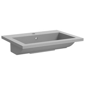 Νιπτήρας Γκρι 600 x 450 x 120 χιλ. Γρανιτένιος - PAKOBAZAAR