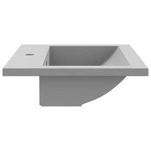 Νιπτήρας Γκρι 600 x 450 x 120 χιλ. Γρανιτένιος - PAKOBAZAAR