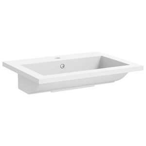 Νιπτήρας Λευκός 600 x 450 x 120 χιλ. Γρανιτένιος - PAKOBAZAAR