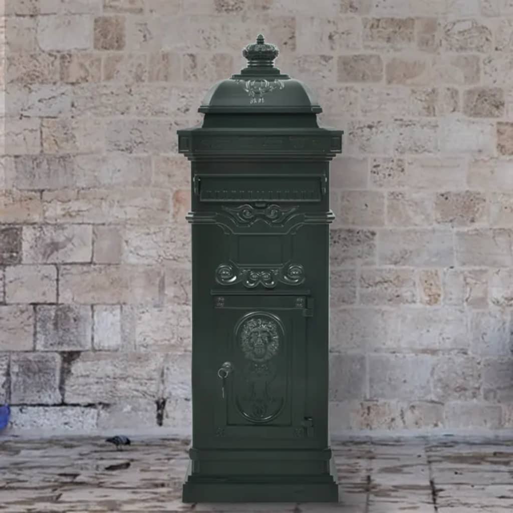 Γραμματοκιβώτιο Vintage Στιλ Πράσινο με Αντοχή στη Σκουριά - Pakobazaar