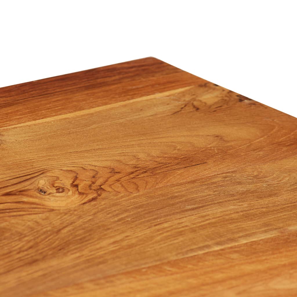 Κομοδίνο 40 x 30 x 50 εκ. από Ανακυκλωμένο Ξύλο Teak/Ατσάλι