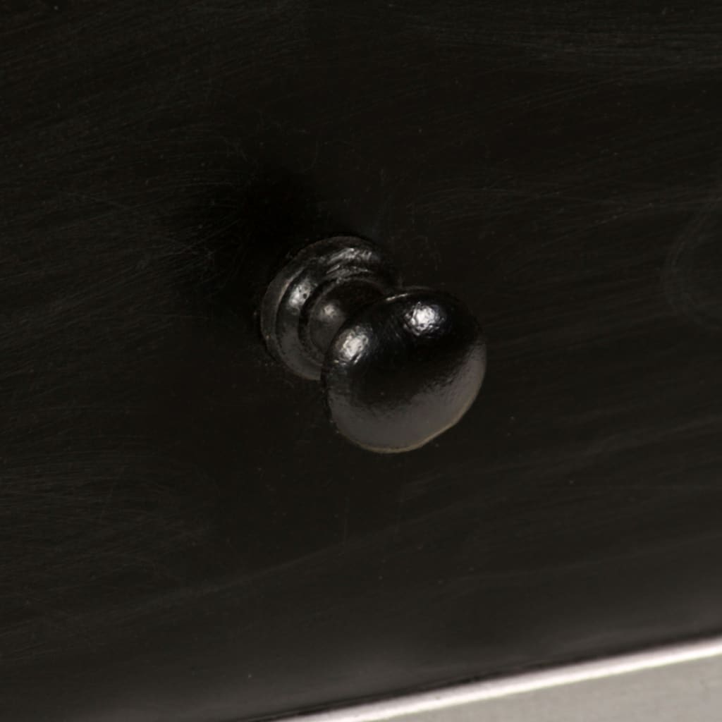 Έπιπλο Τηλεόρασης 120x30x45 εκ. από Μασίφ Ξύλο Μάνγκο & Ατσάλι - PAKOBAZAAR