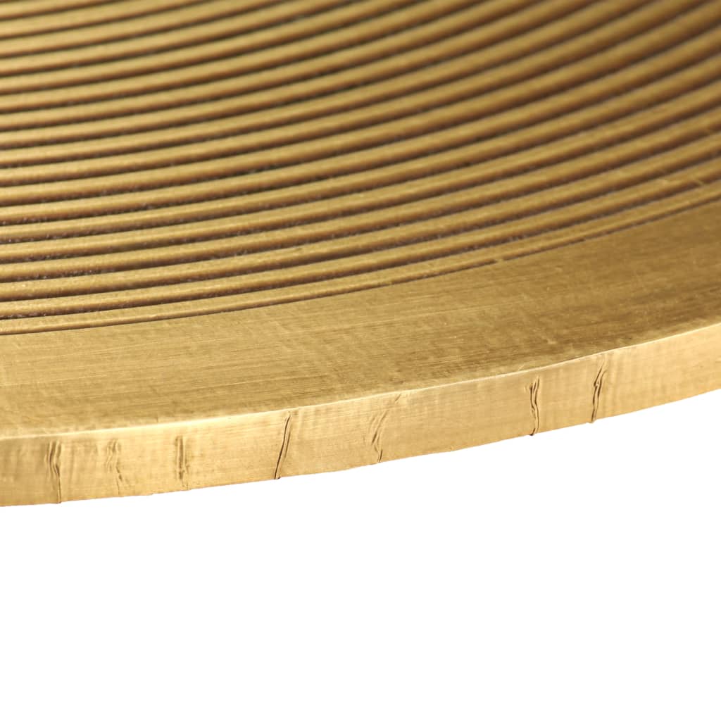 Σετ Τραπέζια 2 τεμ. από MDF με Επικάλυψη Ορείχαλκου - PAKOBAZAAR