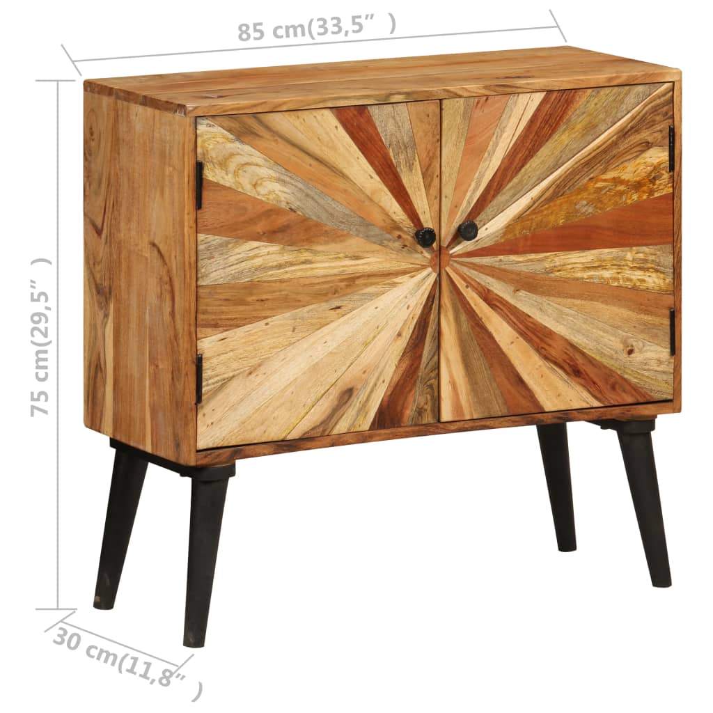Ντουλάπι 85 x 30 x 75 εκ. από Μασίφ Ξύλο Μάνγκο - PAKOBAZAAR