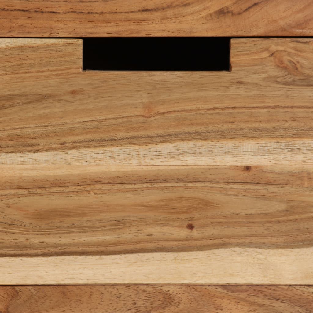 Βιβλιοθήκη Καφέ 40 x 45 x 175 εκ. από Μασίφ Ξύλο Ακακίας