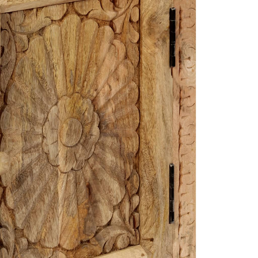 Κομοδίνο 40 x 30 x 50 εκ. από Μασίφ Ξύλο Μάνγκο