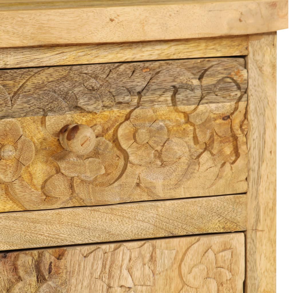 Κομοδίνο 40 x 30 x 50 εκ. από Μασίφ Ξύλο Μάνγκο - PAKOBAZAAR