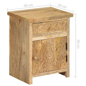 Κομοδίνο 40 x 30 x 50 εκ. από Μασίφ Ξύλο Μάνγκο - PAKOBAZAAR