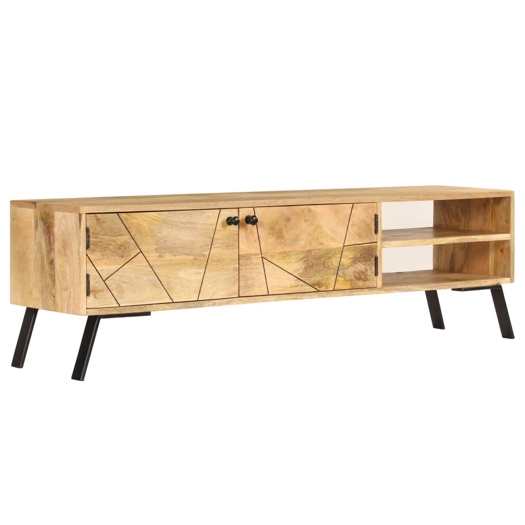 Έπιπλο Τηλεόρασης 140 x 30 x 40 εκ. από Μασίφ Ξύλο Μάνγκο - PAKOBAZAAR