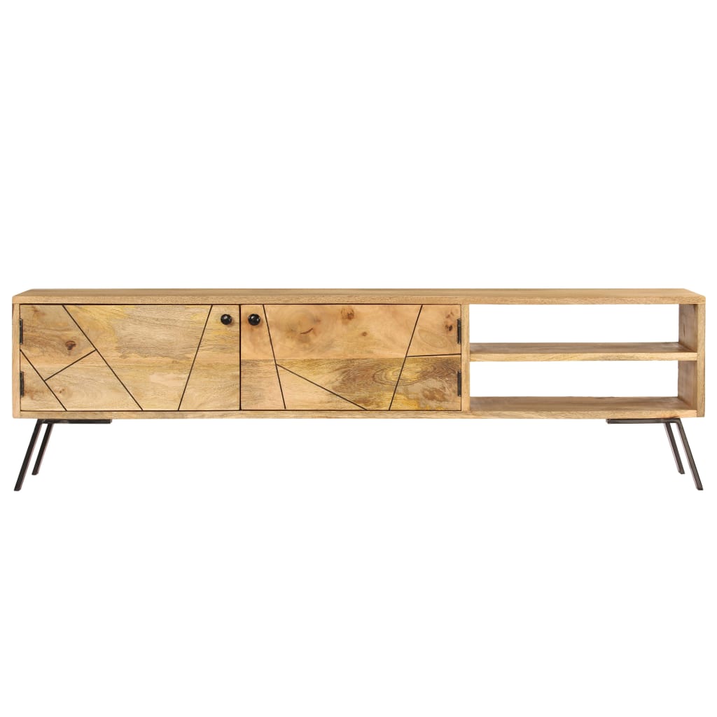 Έπιπλο Τηλεόρασης 140 x 30 x 40 εκ. από Μασίφ Ξύλο Μάνγκο - PAKOBAZAAR
