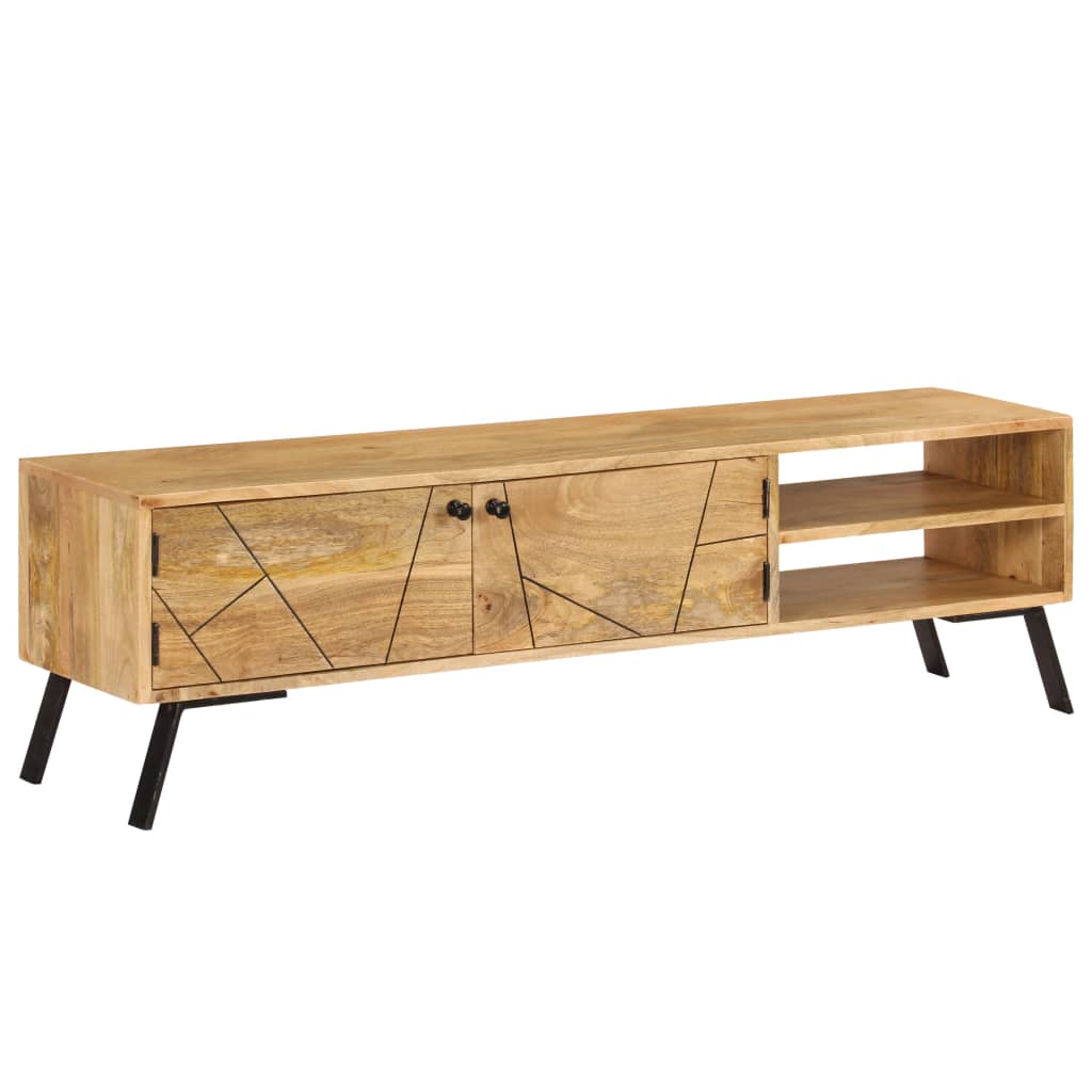 Έπιπλο Τηλεόρασης 140 x 30 x 40 εκ. από Μασίφ Ξύλο Μάνγκο - PAKOBAZAAR
