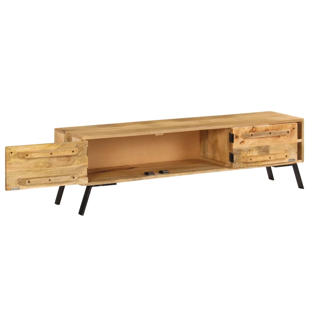 Έπιπλο Τηλεόρασης 140 x 30 x 40 εκ. από Μασίφ Ξύλο Μάνγκο - PAKOBAZAAR