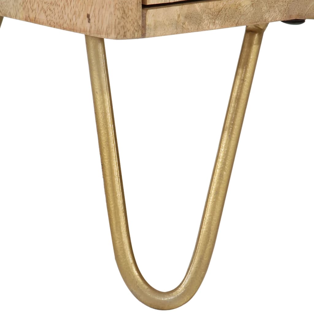 Ντουλάπι 80 x 30 x 75 εκ. από Μασίφ Ξύλο Μάνγκο - PAKOBAZAAR