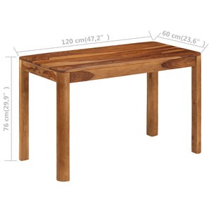 Τραπεζαρία 120 x 60 x 76 εκ. από Μασίφ Ξύλο Ακακίας