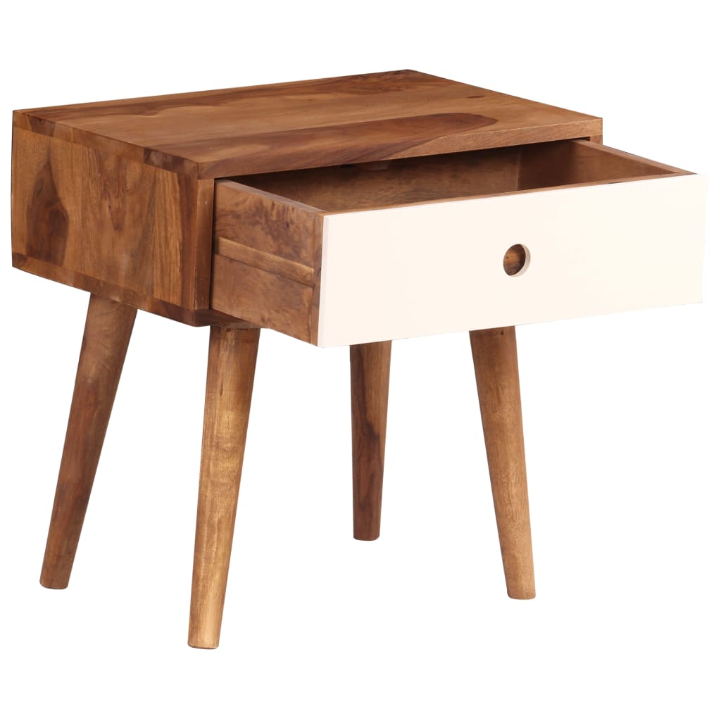 Κομοδίνο 45 x 30 x 45 εκ. από Μασίφ Ξύλο Ακακίας - PAKOBAZAAR