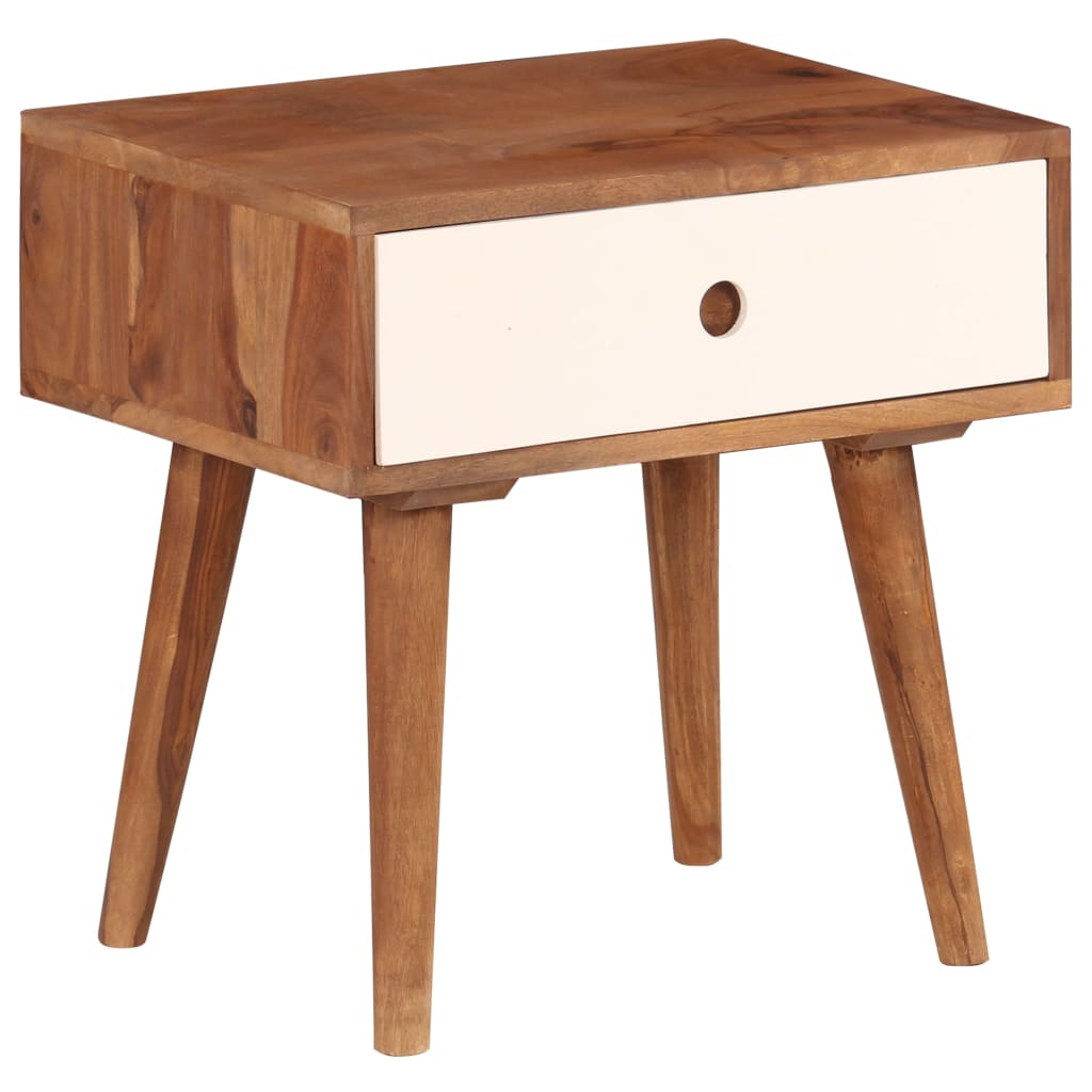 Κομοδίνο 45 x 30 x 45 εκ. από Μασίφ Ξύλο Ακακίας - PAKOBAZAAR