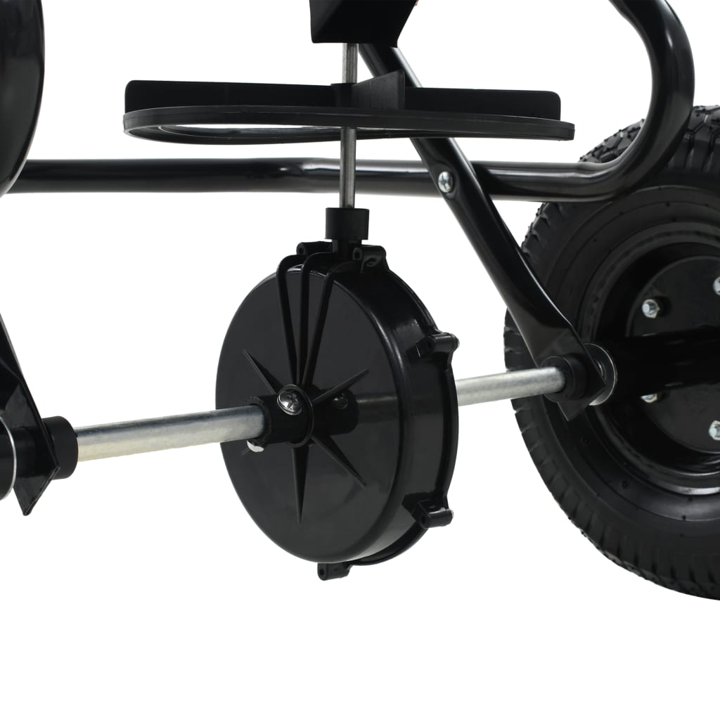 Διανομέας Αλατιού Ελκόμενος 45 L 125x74x79 εκ. από PVC/Ατσάλι - PAKOBAZAAR