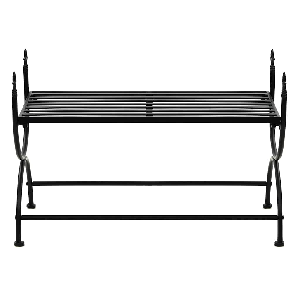 Πάγκος Vintage Μαύρος 83 x 42 x 55 εκ. Μεταλλικός - PAKOBAZAAR