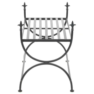 Πάγκος Vintage Μαύρος 83 x 42 x 55 εκ. Μεταλλικός - PAKOBAZAAR