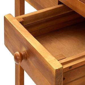 Τρόλεϊ Κουζίνας/Κήπου 92x43,5x141,5 εκ. από Μασίφ Ξύλο Ακακίας