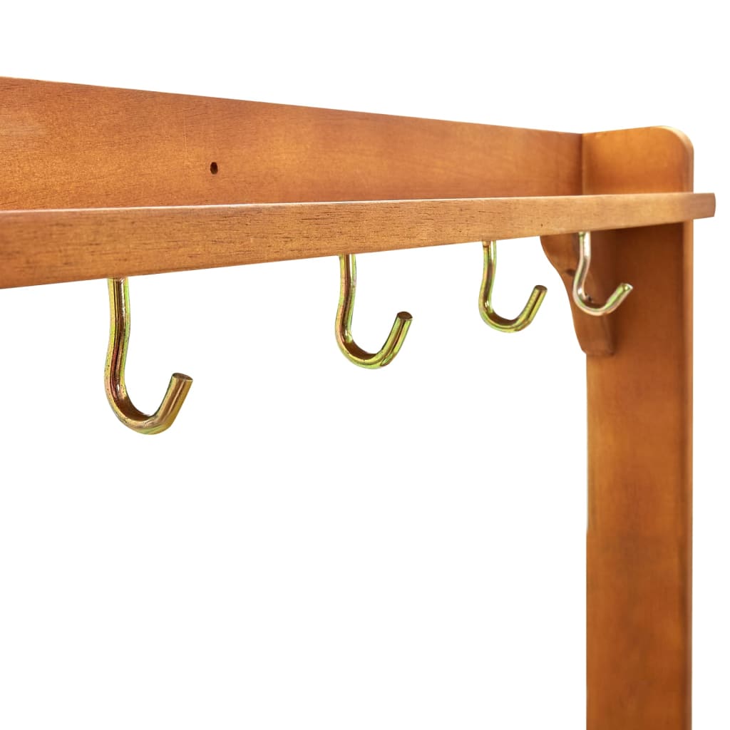 Τρόλεϊ Κουζίνας/Κήπου 92x43,5x141,5 εκ. από Μασίφ Ξύλο Ακακίας