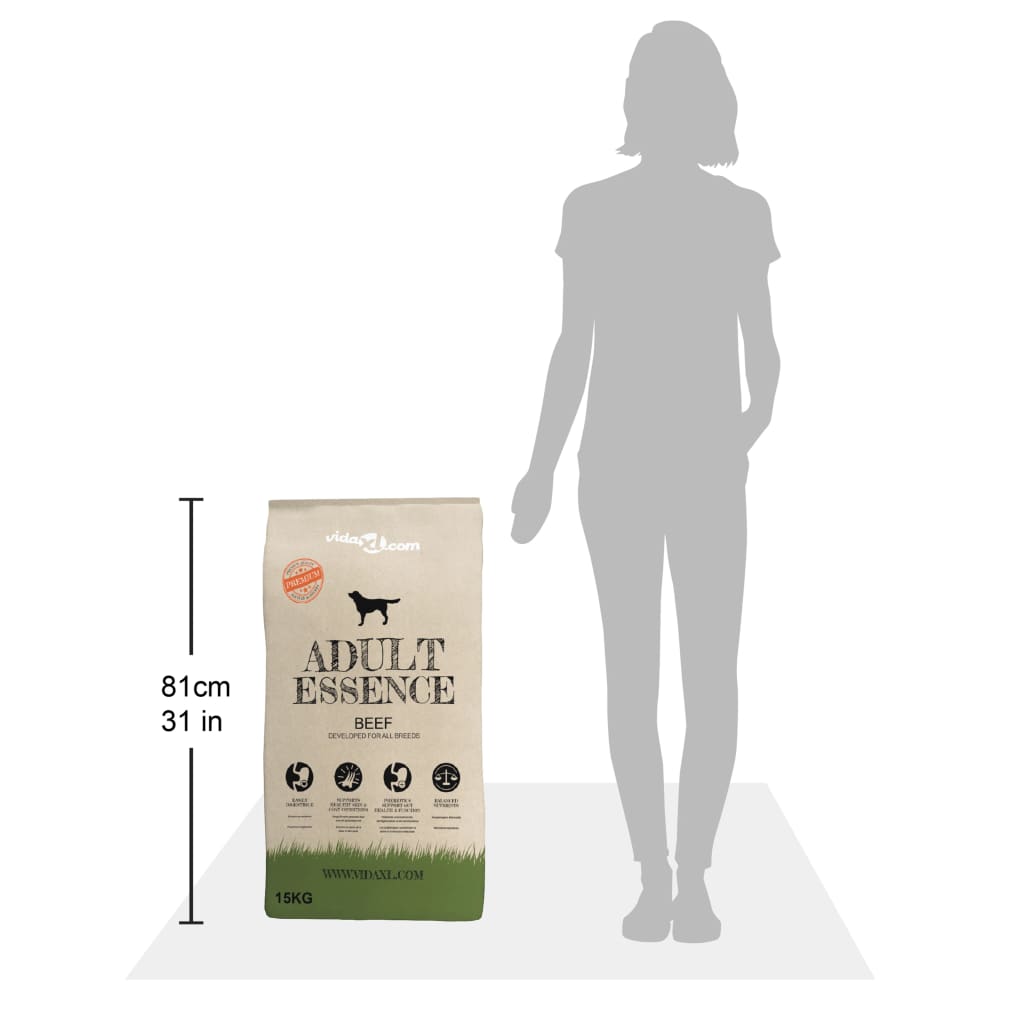 Ξηρά Τροφή Σκύλων Premium Adult Essence Beef 2 τεμ. 30 κ. - PAKOBAZAAR