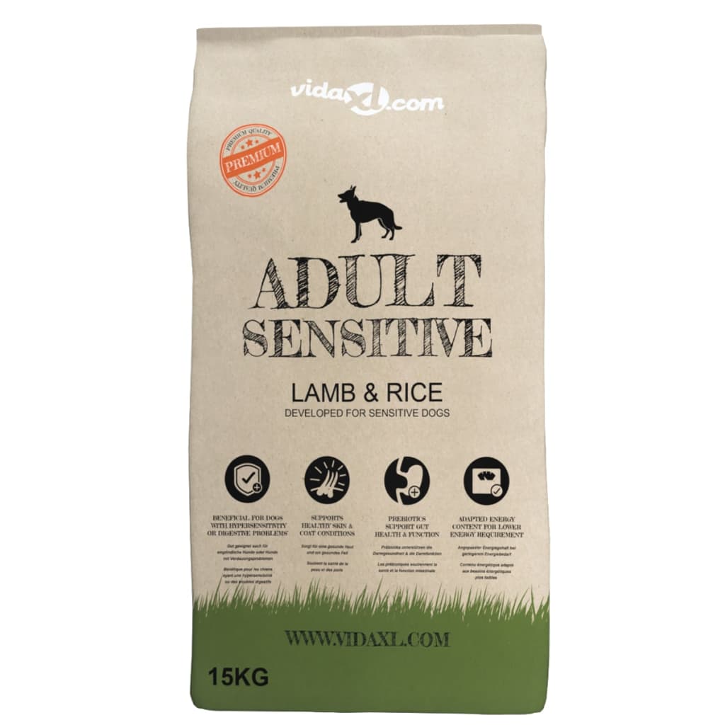 Ξηρά Τροφή Σκύλων Premium Adult Sensitive Lamb & Rice 2τεμ 30 κ - PAKOBAZAAR