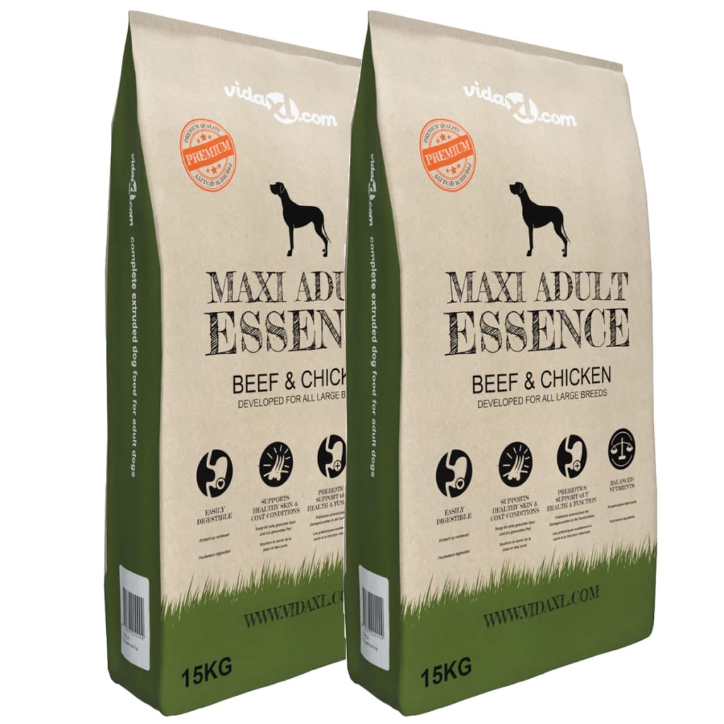 Ξηρά Τροφή Σκύλων Premium Maxi Adult Essence Beef & Chicken 30κ - PAKOBAZAAR