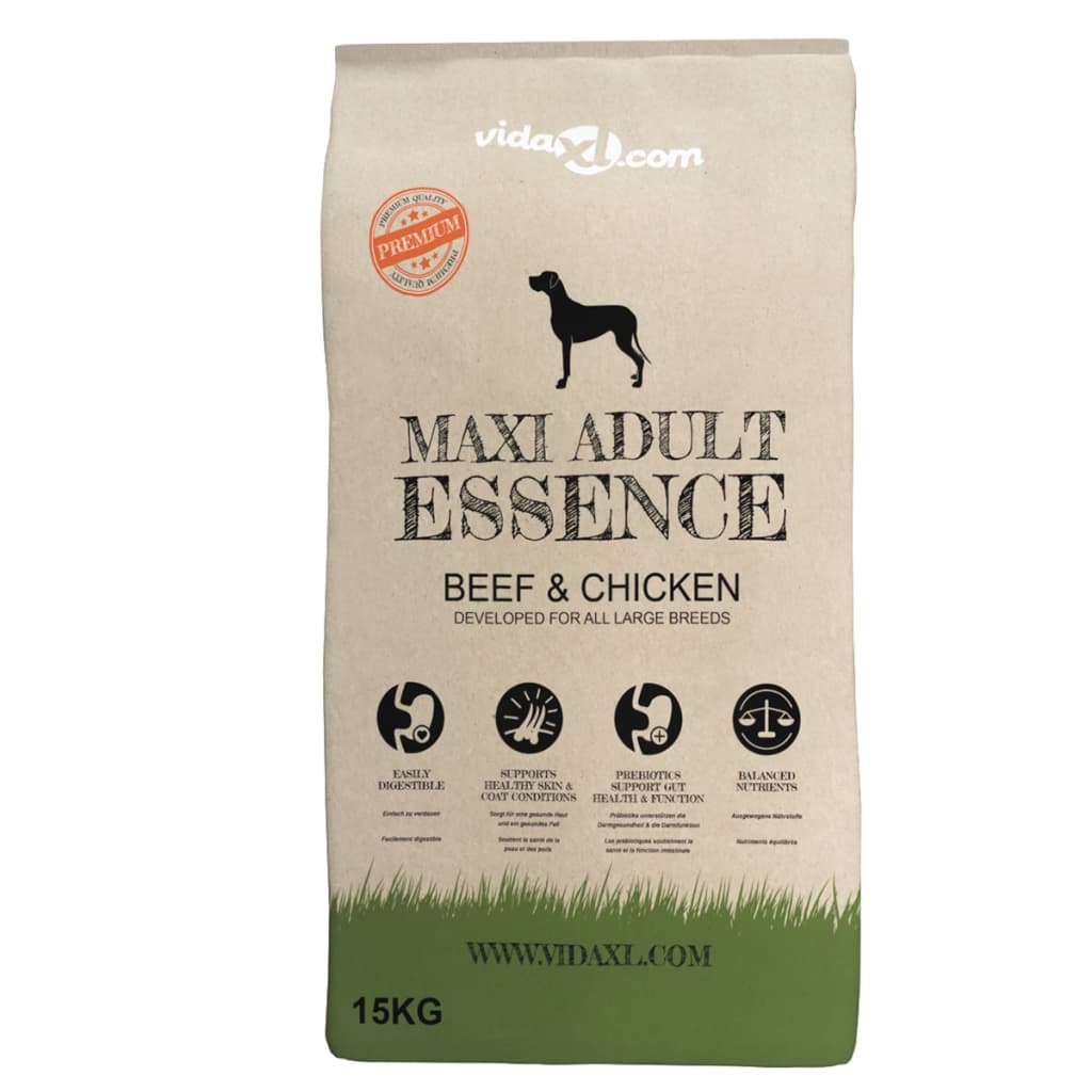 Ξηρά Τροφή Σκύλων Premium Maxi Adult Essence Beef & Chicken 30κ - PAKOBAZAAR