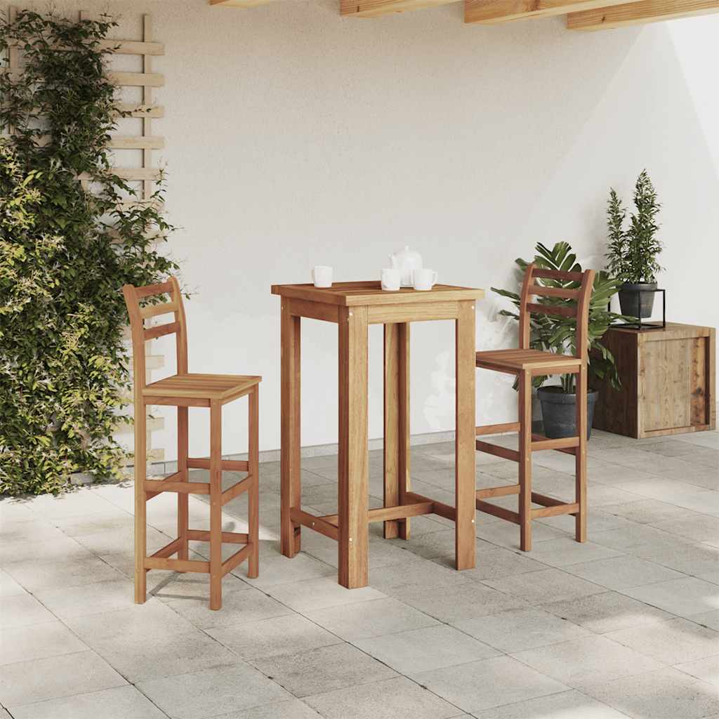 Τραπέζι Μπαρ 60 x 60 x 105 εκ. από Μασίφ Ξύλο Ακακίας