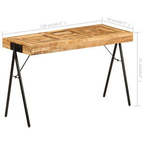 Γραφείο 118 x 50 x 75 εκ. από Μασίφ Ξύλο Μάνγκο - PAKOBAZAAR