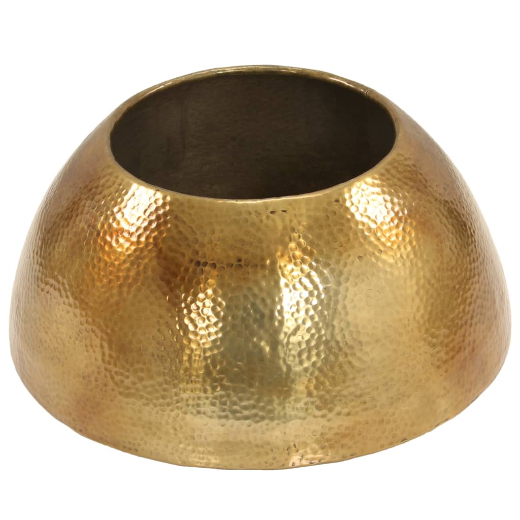 Τραπεζάκι Σαλονιού Hammered Μπρούτζινο 70x30 εκ. από Αλουμίνιο - PAKOBAZAAR