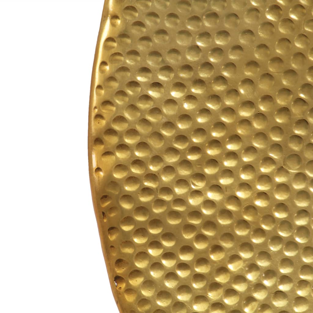 Τραπεζάκι Σαλονιού Hammered Μπρούτζινο 70x30 εκ. από Αλουμίνιο - PAKOBAZAAR