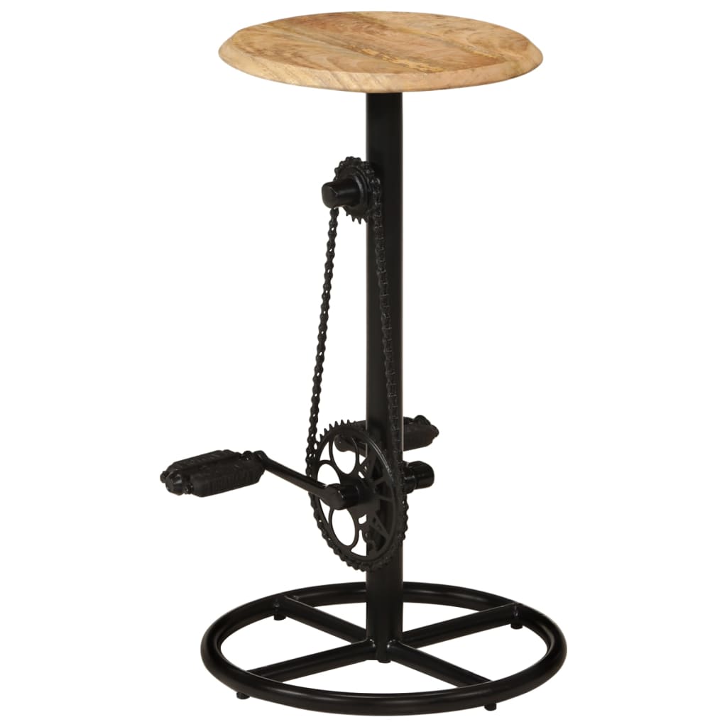 Σκαμπό Μπαρ 2 τεμ. από Μασίφ Ξύλο Μάνγκο - PAKOBAZAAR