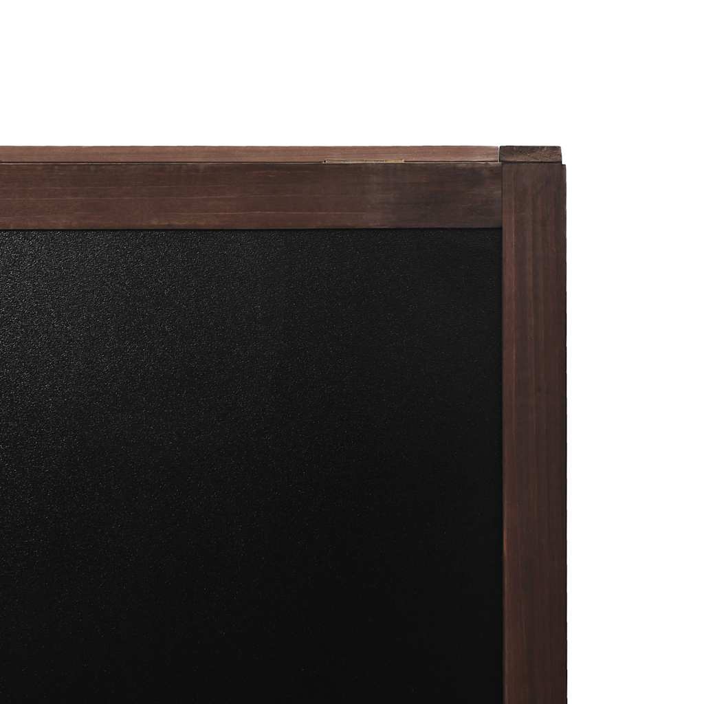 Μαυροπίνακας Επιδαπέδιος Διπλής Όψης 60x80 εκ. από Ξύλο Κέδρου - PAKOBAZAAR