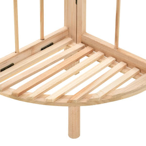 Ράφι Γωνιακό 27 x 27 x 110 εκ. από Ξύλο Κέδρου - PAKOBAZAAR