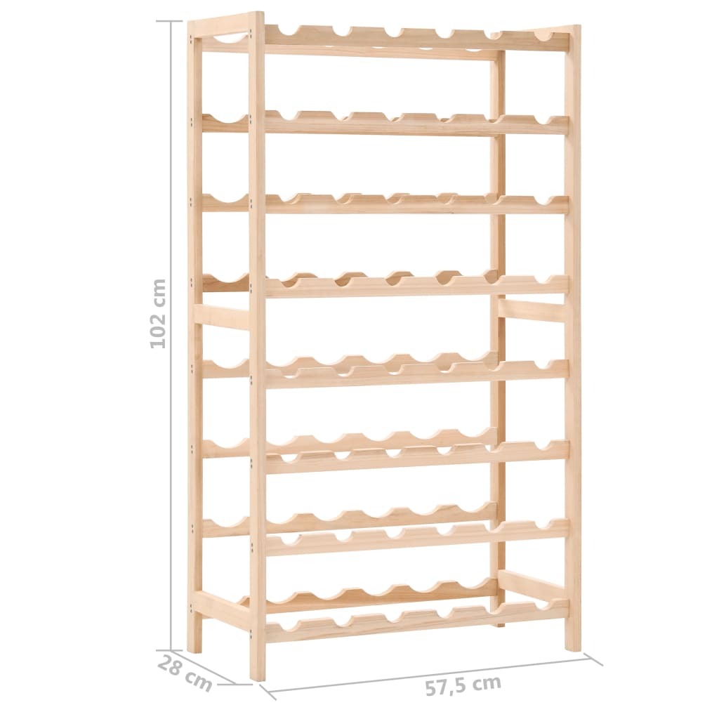 Ραφιέρα/Σταντ Κρασιών 57,5 x 28 x 102 εκ. από Ξύλο Κέδρου - PAKOBAZAAR