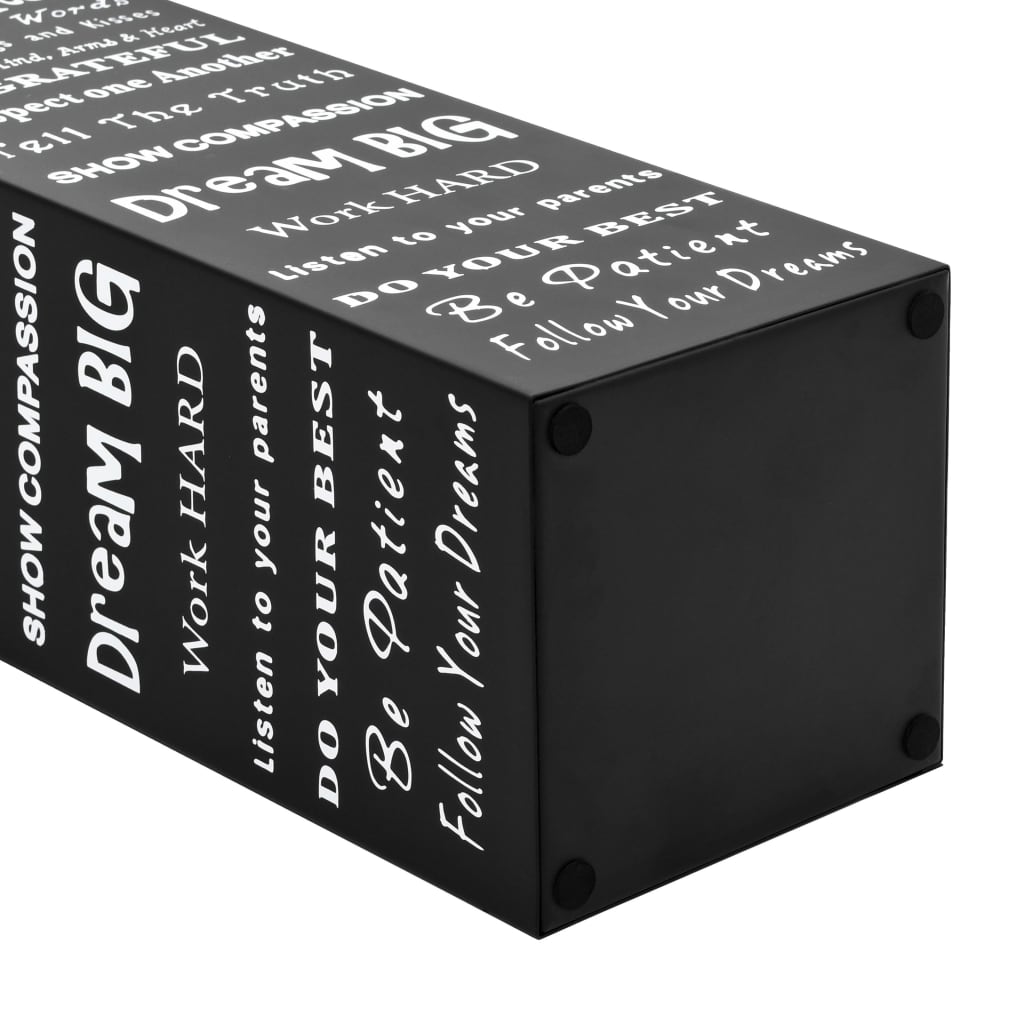 Ομπρελοθήκη με Γνωμικά Μαύρη Ατσάλινη - PAKOBAZAAR