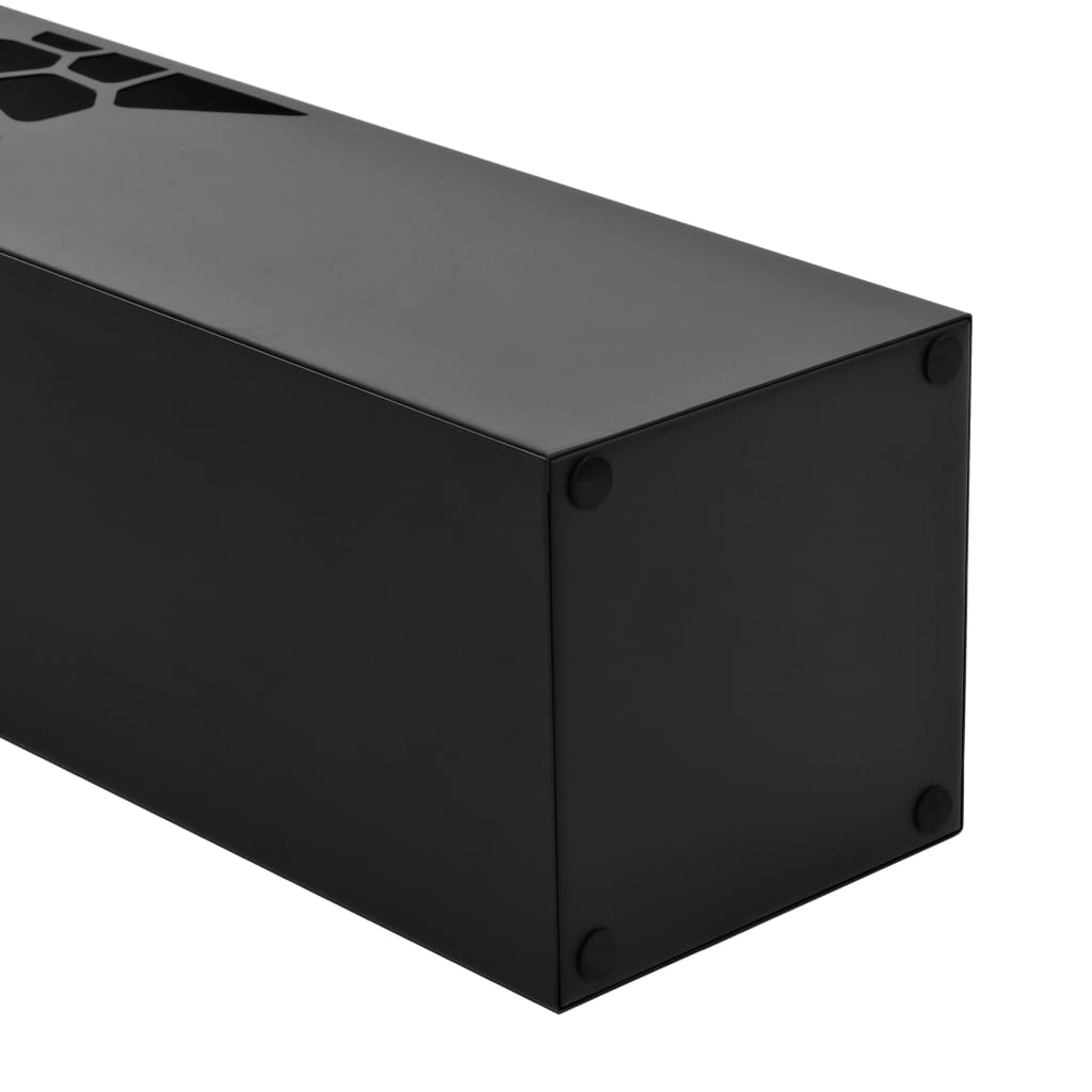 Ομπρελοθήκη με Σχέδιο Πέτρες Μαύρη Ατσάλινη - PAKOBAZAAR