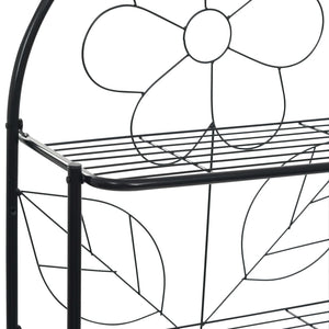 Ραφιέρα Μπάνιου Μαύρη 60 x 33 x 174 εκ. - PAKOBAZAAR
