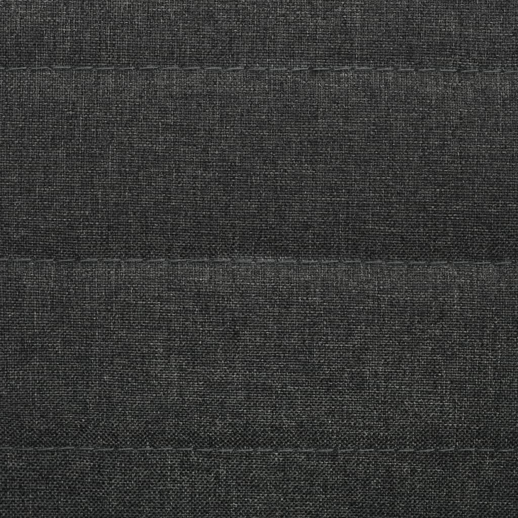 Καρέκλες Τραπεζαρίας 2 τεμ. Σκούρο Γκρι Υφασμάτινες - PAKOBAZAAR