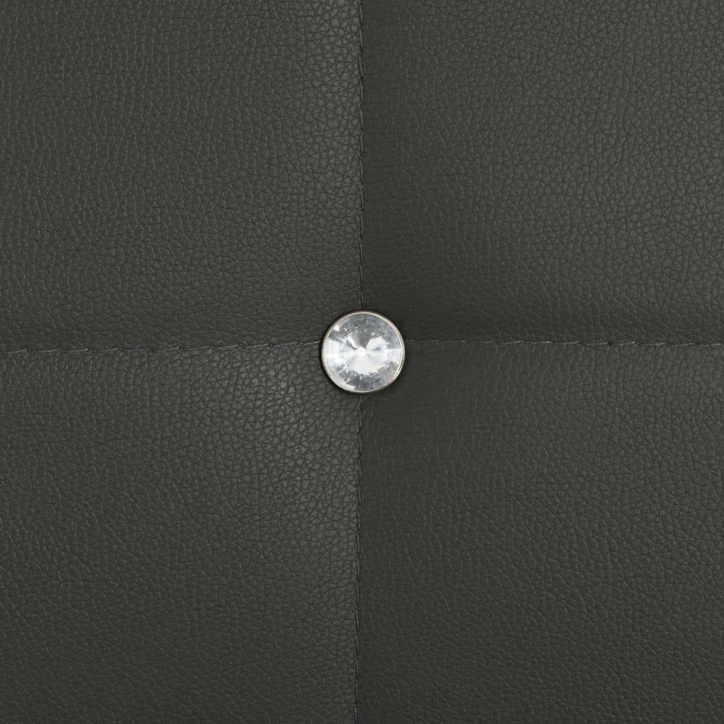 Καρέκλες Τραπεζαρίας 2 τεμ. Γκρι Δερματίνη - PAKOBAZAAR