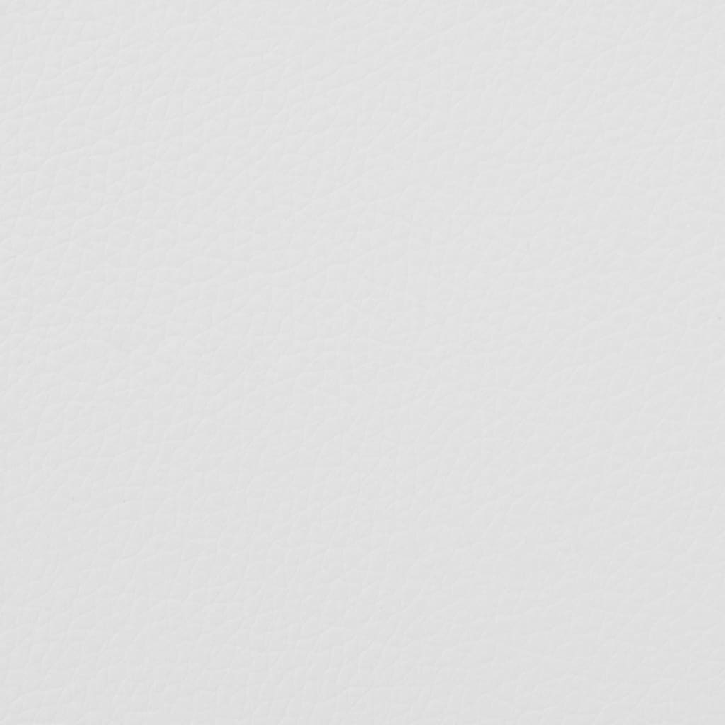 Καρέκλες Τραπεζαρίας 2 τεμ. Λευκές από Συνθετικό Δέρμα - PAKOBAZAAR