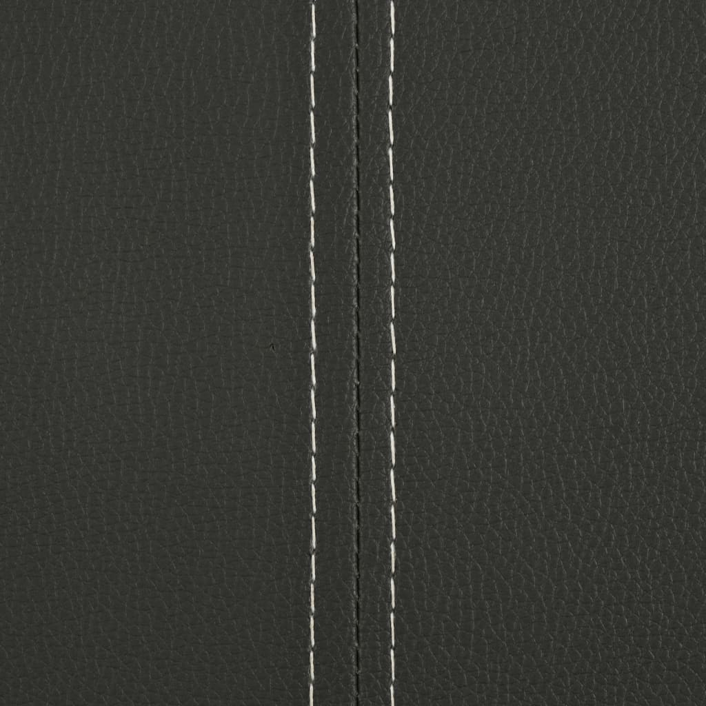 Καρέκλες Τραπεζαρίας «Πρόβολος» 4 τεμ. Γκρι από Συνθετικό Δέρμα - PAKOBAZAAR