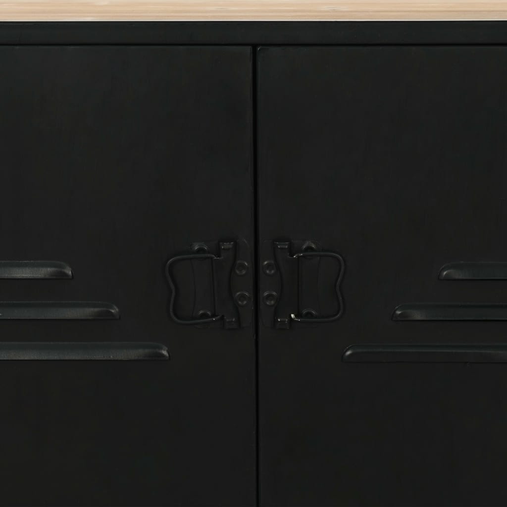 Βιβλιοθήκη 80x32,5x180 εκ. από Μασίφ Ξύλο Ελάτης / Ατσάλι - PAKOBAZAAR