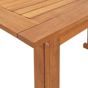 Τραπέζι Bistro 90 x 50 x 75 εκ. από Μασίφ Ξύλο Ακακίας